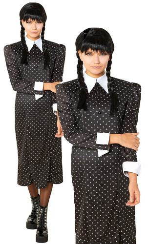 Robe mercredi addams - mercredi,