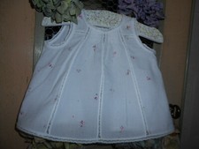 bonpoint blouse liberty  et dentelle de calais 3 mois TBE livraison gratuite