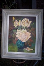 Ancien Tableau Huile sur Toile