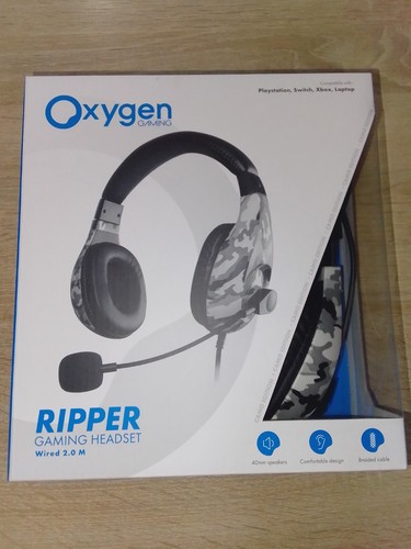 Casque gamer oxygène ripper - casque,