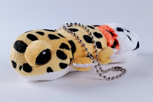Porte clés peluche gecko - porte-clés,
