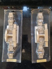 2 x cremone laiton dorée or fin perlé louis XVI