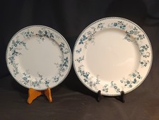 2 Plats Ronds Décor Bleus