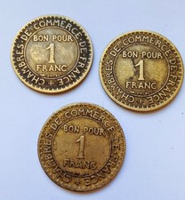 Lot 3  Pièces Bon Pour 1