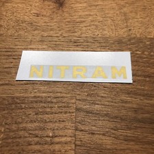 Transfert logo "NITRAM" pour Voilier en bois MITRAM ou MARTIN jouet ancien