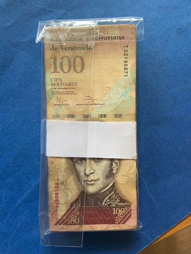 Liasse 100 billet - 100, de