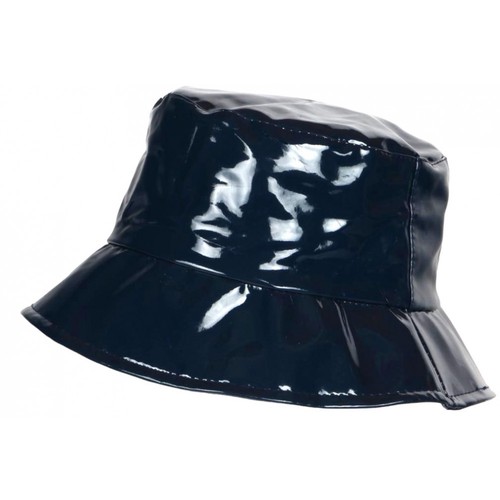 Chapeau pluie bleu marine - pluie, bob