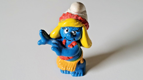 Schtroumpfette hawaïenne - schtroumpfette,
