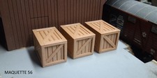 ho lot 3 grandes caisses bois