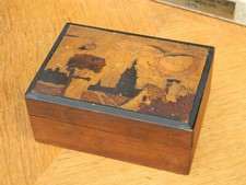 Boli Bollinger Spindler Boite Coffret Bois Pyrogravé Alsace