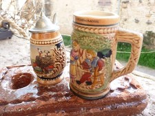 lOt de 2 petites Chopes    ( ref 23 )