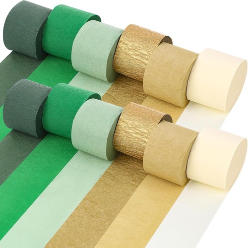Rolls crepe paper streamers - 12,