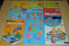 lot 9 livres et manuels pour enseignants / mathématiques : CP et CE2