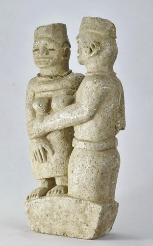 Bakongo statue couple - , pierre