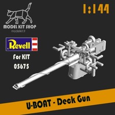 1:144 -U-boot / U-boat Canon de Pont pour revell 05675 by Modelkit.fr