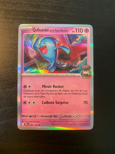 Carte pokémon holo qulbutoké - pokémon,