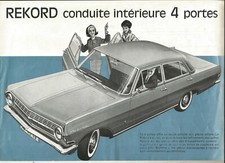 OPEL REKORD 1700 L - A - 1964 / catalogue brochure prospectus dépliant
