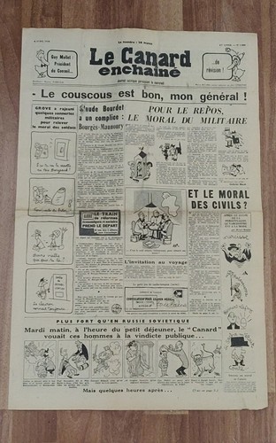 Canard enchaîné 1850 - canard, n°1850