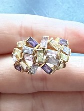 Ancienne Bague Plaquer Or 18k