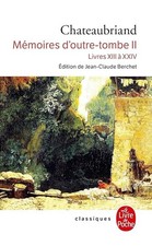 Mémoires d'outre-tombe, tome