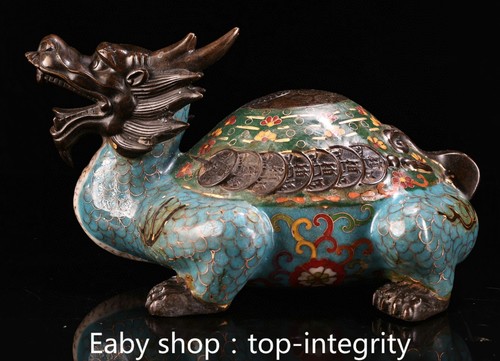 Vieille cloisonne émail - 10",
