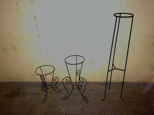 Porte vases fer - en,