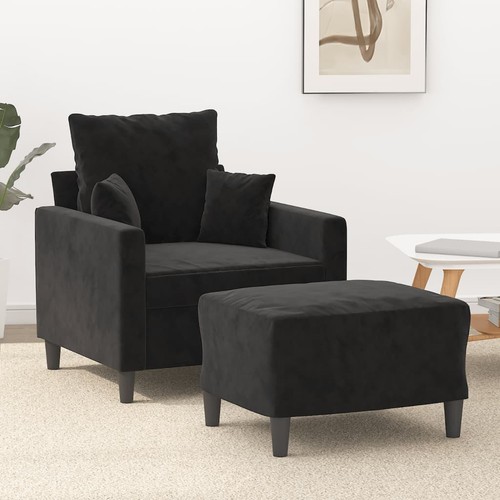 Fauteuil avec repose pied - fauteuil, gris