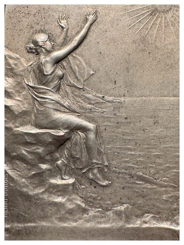 Médaille bronze argt femme - bronze,