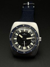 Montre vintage MONDIA de plongée automatique 20atm acier 35mm homme