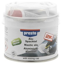 Mastic polyester de réparation spécial aluminium 250gr PRESTO
