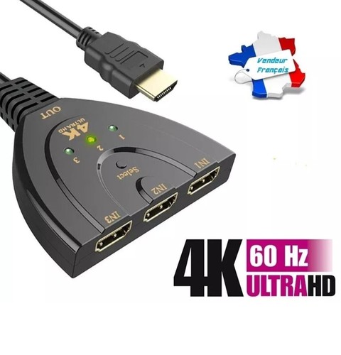 Commutateur hdmi hub 1080p - hub,
