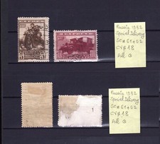 B504-RUSSIA RUSSIE 1932 SPECIAL DELIVERY Sc#E1 + E2 CV$18 - Used stamps