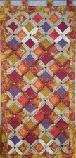 Tenture murale, tableaux, nappe, patchwork, Flandres