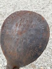 moule à ostie / gaufres 18ème siècle armoirie  ancien grenier