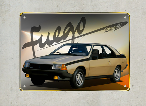Plaque decorative renault - plaque,