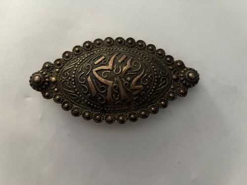 Broche ancienne navette