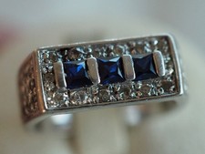 BAGUE VINTAGE ARGENT MASSIF