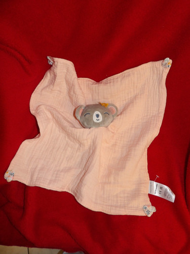 Doudou plat carré - doudou, vert