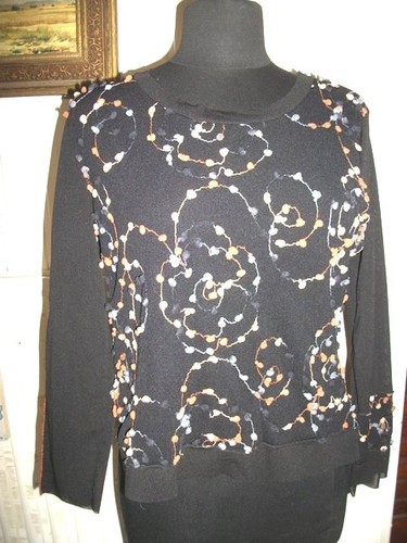 Shirt top mesh noir doublé - top,