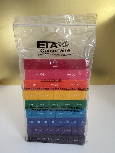 Eta cuisenaire fraction tile - eta,
