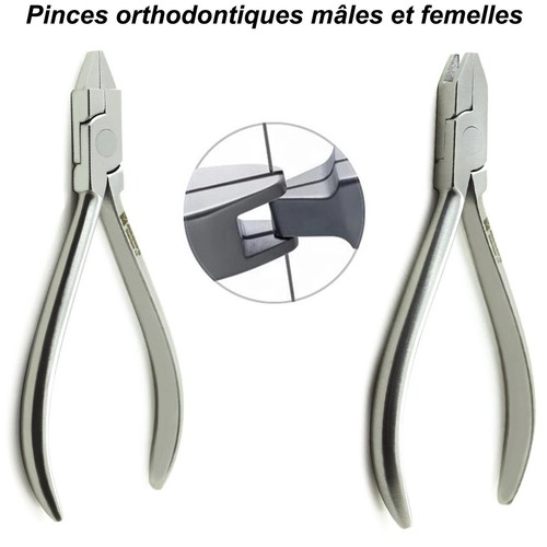 Pinces orthodontiques mâles