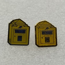 2 Pin's-LA POSTE-BOITE AUX