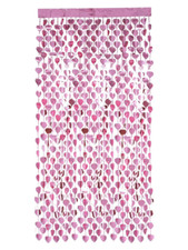 Rideau En Aluminium Rose Décor De Fête D'anniversaire Princesse