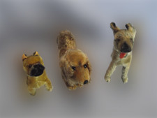 Lot de 3 peluches des années