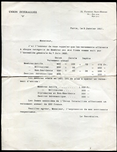 Document ancien cercle - de, l