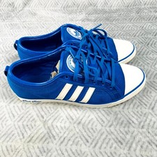 Adidas Sleek Series Baskets Homme 39 1/3 Bleu Blanc Mesh Confort Classiques