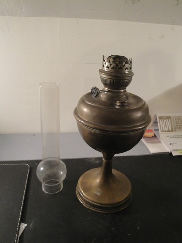 Grande lampe pétrole - lampe,