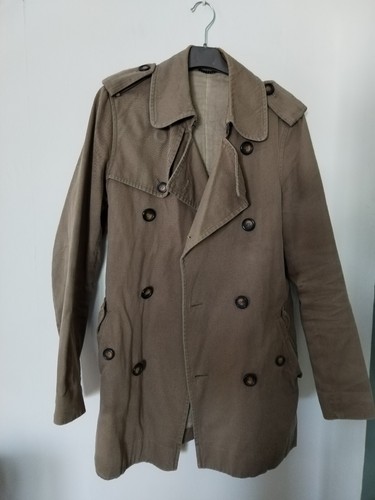 Trench sandro homme beige - trench,