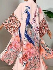 Peignoir Kimono Motif Japonais