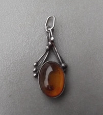 Ancien pendentif argent - ancien, en